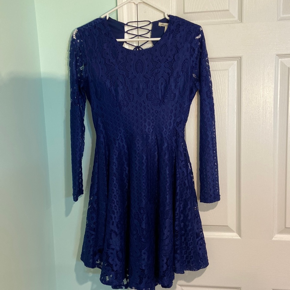 A navy XS American Rag flower dress